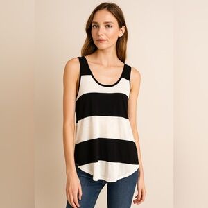 Twenty Blue/Ivory Tank Top